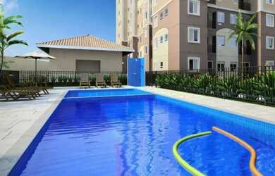 Imagem: O apartamento possui 2 Dormitórios, 1 Banheiro, 1 Vaga na garagem