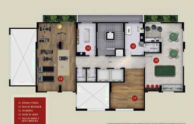 Imagem 10: Palazzo Rio Vermelho gt. Varanda, Vista para o mar, 50m² de Áreae1 Vaga...