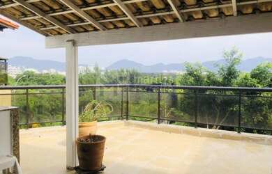 Imagem: O apartamento na cobertura possui 3 Dormitórios, 5 Banheiros