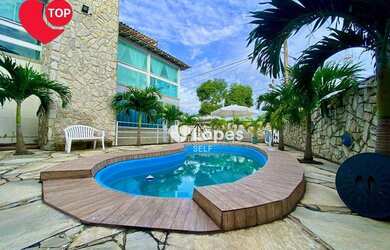 Imagem: A casa em condomínio possui 4 Dormitórios, 4 Banheiros, 2