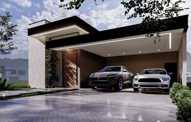 Imagem: A casa em condomínio possui 3 Dormitórios, 3 Banheiros, 2