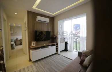 Imagem: O apartamento possui 2 Dormitórios, 2 Banheiros, 1 Vaga na