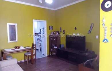 Imagem: O apartamento possui 1 Dormitório, 2 Banheiros, 1 Vaga na garagem