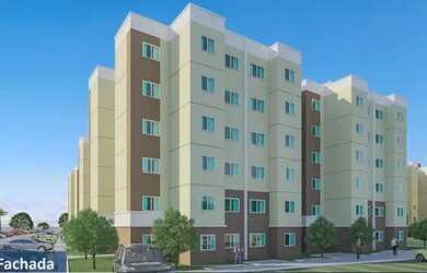 Imagem: O apartamento possui 2 Dormitórios, 1 Banheiro, 1 Vaga na garagem