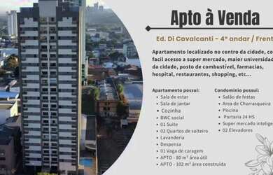 Imagem: O apartamento possui 3 Dormitórios, 2 Banheiros, 1 Vaga na