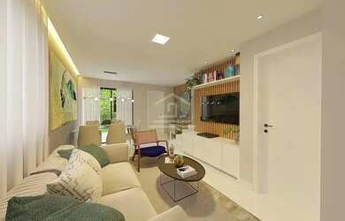 Imagem: A casa possui 4 Dormitórios, 5 Banheiros, 2 Vagas na garagem