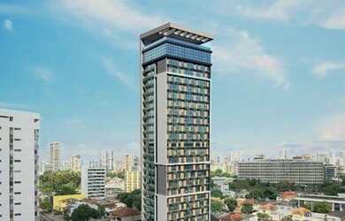 Imagem: O apartamento possui 1 Dormitório, 1 Banheiro, 1 Vaga na garagem