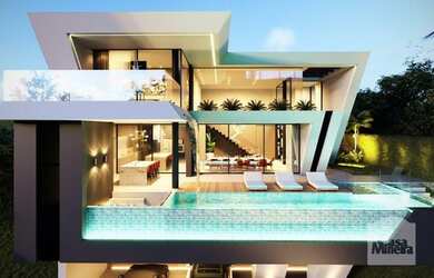 Imagem: A casa em condomínio possui 5 Dormitórios, 5 Banheiros, 4