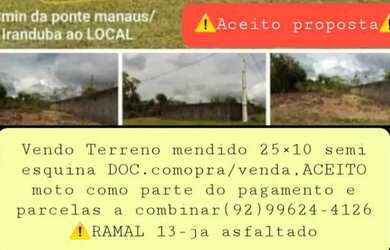 Imagem: O terreno possui 250m² de Área e está localizado em Ponta