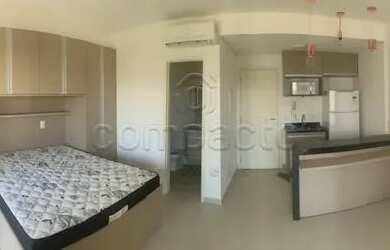 Imagem: O apartamento possui 1 Dormitório, 1 Banheiro, 1 Vaga na garagem