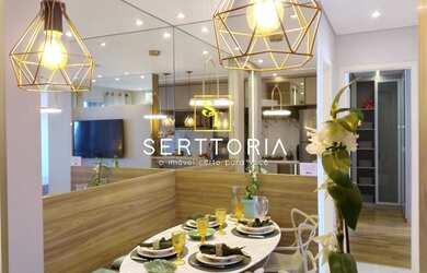 Imagem: O apartamento possui 2 Dormitórios, 2 Banheiros, 1 Vaga na