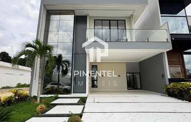 Imagem: A casa em condomínio possui 4 Dormitórios, 5 Banheiros, 4