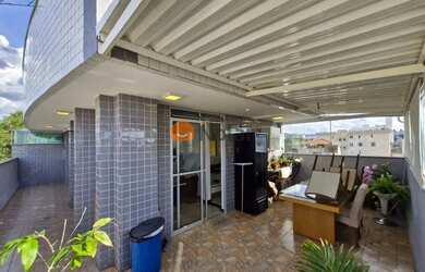 Imagem: O apartamento na cobertura possui 4 Dormitórios, 4 Banheiros