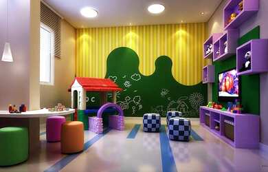 Imagem: O apartamento possui 2 Dormitórios, 2 Banheiros, 2 Vagas na