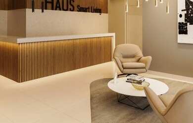 Imagem: O apartamento possui 1 Dormitório, 1 Banheiro, 1 Vaga na garagem