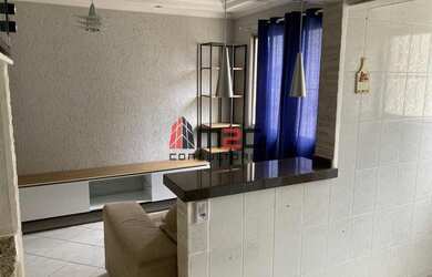 Imagem: O apartamento possui 2 Dormitórios, 1 Banheiro, 1 Vaga na garagem