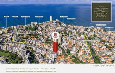 Imagem 2: Palazzo Rio Vermelho gt. Varanda, Vista para o mar, 50m² de Áreae1 Vaga...