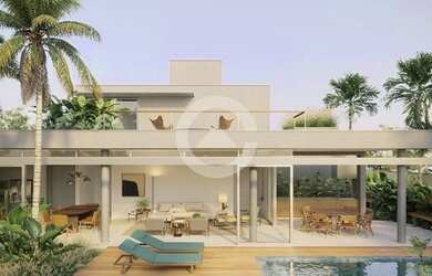 Imagem: A casa em condomínio possui 4 Dormitórios, 5 Banheiros, 4