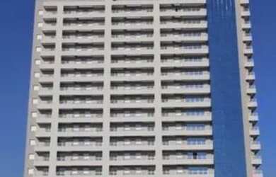 Imagem: O apartamento possui 1 Dormitório, 1 Banheiro, 1 Vaga na garagem