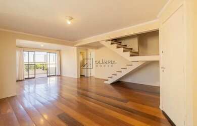 Imagem: O apartamento na cobertura possui 4 Dormitórios, 3 Banheiros