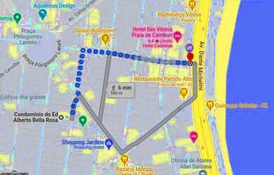 Imagem: O apartamento possui 2 Dormitórios, 1 Banheiro, 1 Vaga na garagem