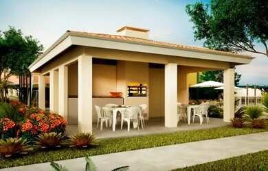 Imagem: O apartamento possui 2 Dormitórios, 1 Banheiro, 1 Vaga na garagem