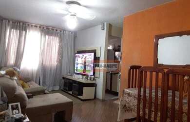 Imagem: O apartamento possui 2 Dormitórios, 1 Banheiro, 1 Vaga na garagem