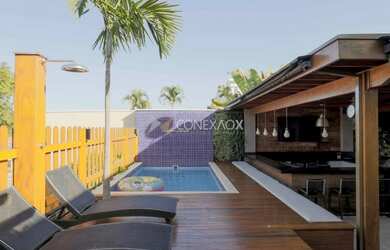 Imagem: A casa em condomínio possui 4 Dormitórios, 5 Banheiros, 4