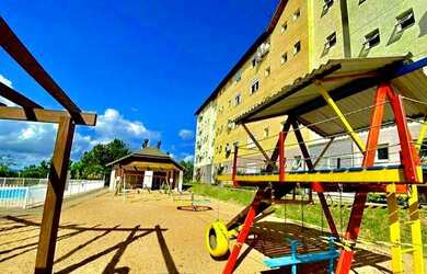 Imagem: O apartamento possui 2 Dormitórios, 1 Banheiro, 1 Vaga na garagem