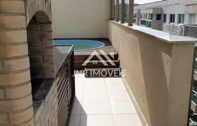 Imagem: O apartamento na cobertura possui 3 Dormitórios, 4 Banheiros