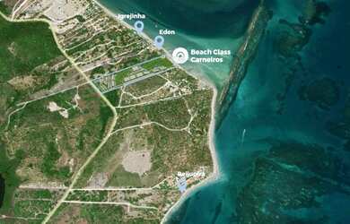 Imagem 4: 41,58m2 pé na areia carneiros térreo vista piscina, urgente última...