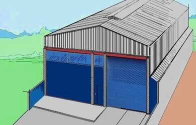 Imagem: O depósito possui 3 Vagas na garagem e 450m² de Área e está