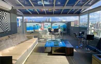 Imagem: O apartamento na cobertura possui 2 Dormitórios, 3 Banheiros