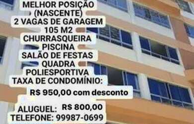 Imagem: O apartamento possui 3 Dormitórios, 3 Banheiros, 2 Vagas na