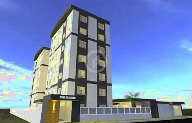 Imagem: O apartamento possui 2 Dormitórios, 1 Banheiro, 1 Vaga na garagem