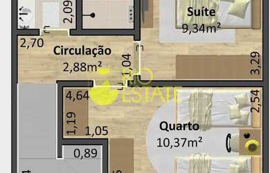 Imagem 3: Casa DUPLEX COM SUÍTE, 82m2, Belmonte, Volta Redonda, RJ