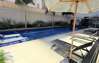 Imagem 11: Studio de 1 quarto, mobiliado, com varanda, linda vista e ótima estrutura no prédio. Perto