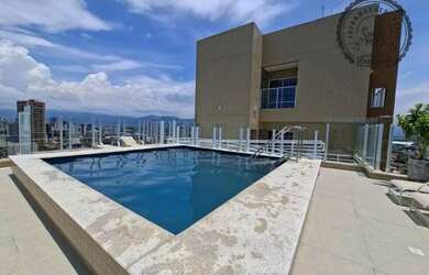 Imagem: O apartamento possui 1 Dormitório, 1 Banheiro, 1 Vaga na garagem