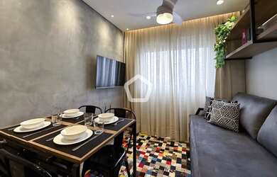 Imagem: O apartamento possui 1 Dormitório, 1 Banheiro, 26m² de Área