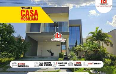 Imagem: A casa em condomínio possui 3 Dormitórios, 4 Banheiros, 4