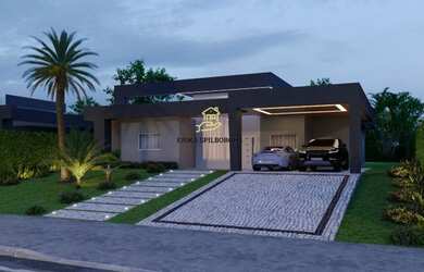 Imagem: A casa em condomínio possui 3 Dormitórios, 5 Banheiros, 4