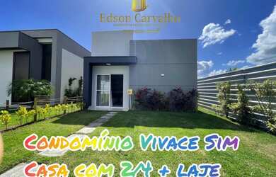 Imagem: A casa em condomínio possui 2 Dormitórios, 1 Banheiro, 2 Vagas