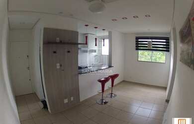 Imagem: O apartamento possui 2 Dormitórios, 1 Banheiro, 1 Vaga na garagem