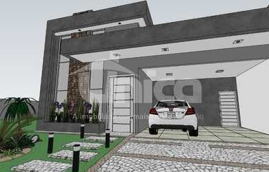 Imagem: A casa em condomínio possui 3 Dormitórios, 3 Banheiros, 4