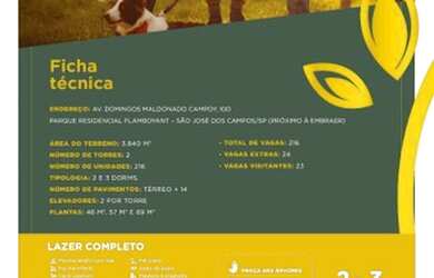 Imagem: O apartamento possui 2 Dormitórios, 2 Banheiros, 2 Vagas na