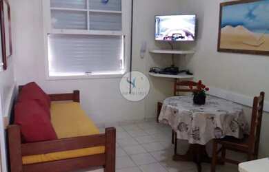 Imagem: O apartamento possui 1 Dormitório, 1 Banheiro, 1 Vaga na garagem