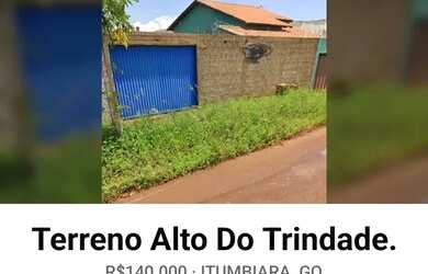 Imagem: O terreno possui 250m² de Área e está localizado em Itumbiara