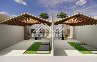 Imagem: A casa possui 3 Dormitórios, 2 Banheiros, 1 Vaga na garagem