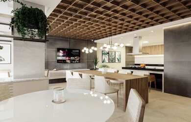 Imagem: O apartamento possui 2 Dormitórios, 2 Banheiros, 1 Vaga na