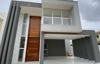 Imagem: A casa em condomínio possui 4 Dormitórios, 5 Banheiros, 4